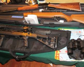 Hi-Point Firearms Model 995 Carbine 9 mm Semi-Auto Rifle.
Crosman Vantage NP Model 30020 .177 Cal Air Rifle, Marlon Model 1894  Cal. 44 Rem