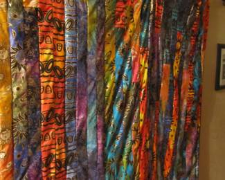 Hand-made quilted tapestry is beautiful, and colorful and would add an amazing statement to any room.