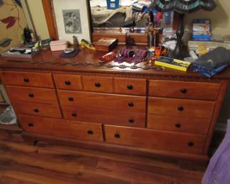 One of many nice pieces that make up a full set. Dresser and mirror