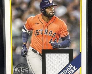 2023 Topps Series 1 Yordan Alvarez Relic