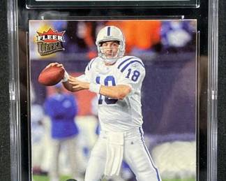 2006 Fleer Ultra Peyton Manning CGC 9 Mint