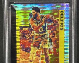 2020 Panini Flux Jayson Tatum Pulsar PSA 9