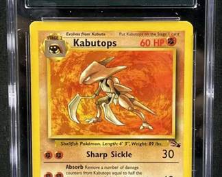 1999 Pokemon Kabutops Fossil Rare CGC 9 Mint
