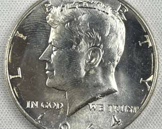 1964 JFK 90% Silver Gem BU Nice Mint Luster