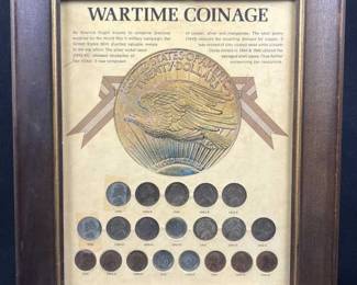 WWII Wartime Coinage w/ Complete Silver Nickels