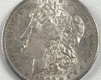 1882-S Morgan Silver Dollar, AU