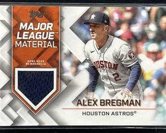 2022 Topps Update Alex Bregman Relic
