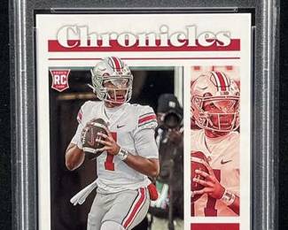 2023 CJ Stroud Rookie Chron. Draft PSA 8 RC