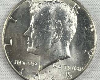 1964 JFK 90% Silver Gem BU Nice Mint Luster