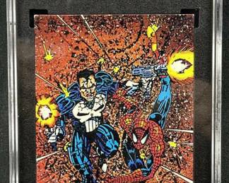 1992 Marvel Punisher/Spider-Man Guts & Gun. SGC 4