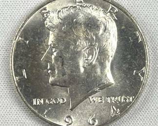 1964 JFK 90% Silver Gem BU Nice Mint Luster