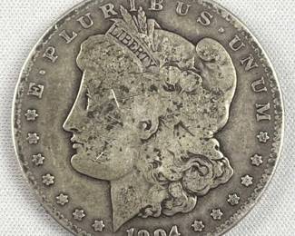 1904-S Morgan Silver Dollar, US $1 Coin