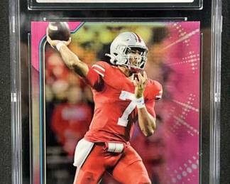 2021-22 CJ Stroud Bowman U. Pink Refr. CGC 10