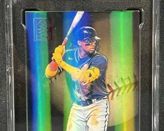 2022 Capstone Ronald Acuna Jr Red SGC 9