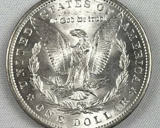 1900 Toned Unc Morgan Silver Dollar, US $1