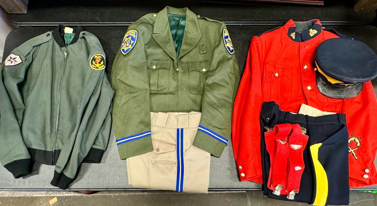 Vintage Uniforms: Royal Canadian Mountie, Navy (jacket), California Highway Patrol