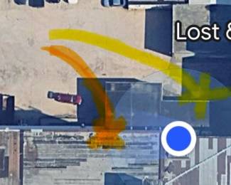 Orange X - Where you can sign up in the morning before the sale AND where numbers will be handed out!
Yellow X - Where you will ENTER the sale