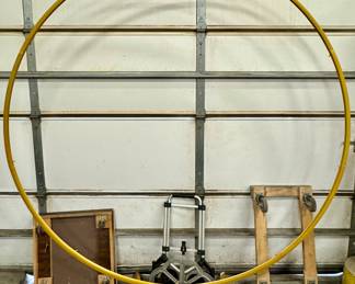 Hoop for Wedding Parties to Jump Through, Coupla Carts, Fold Up Dolly