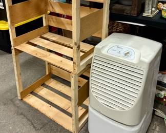 Dehumidifier and Wooden Crates
