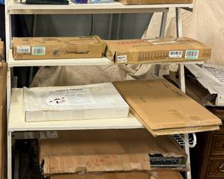 Angle Grinder Stand, Lot of Amazon Packages NIB, Display Rack