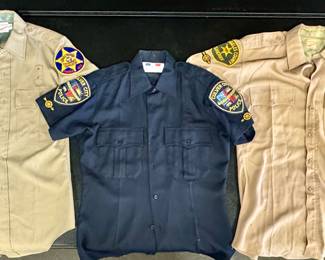 Vintage Uniforms:  Culver City Police, LA County Sheriff