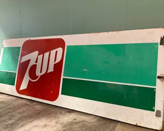 Vintage 7up Metal Sign