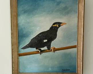 Magpie painting