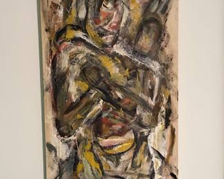 Abstract figurative painting