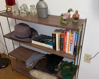 MCM metal bookshelf and we have two