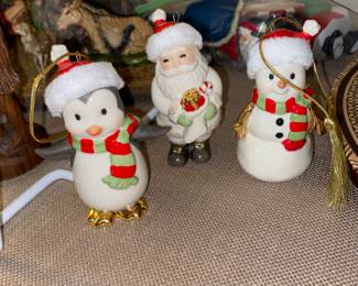 Vintage porcelain Lenox Christmas figurines