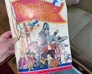 Ringling Bros Barnum and Bailey Circus program
