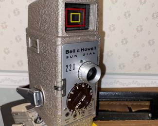 Bell & Howell Sun Dial 8mm movie camera 