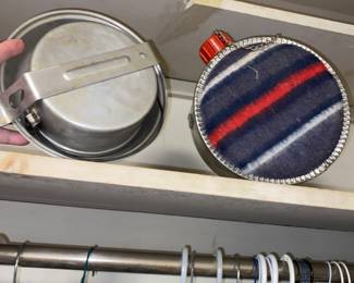 The aluminum mess kit and canteen are pretty cool and a great addition to the Boy Scout items we have