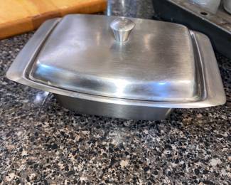 Aluminum butter dish