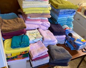 Lots and lots of towels