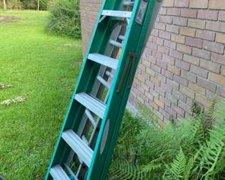 Five foot fiberglass folding ladder.
