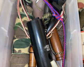 These are deer and owl calls. Yes I said owl, however I am not sure why you would want to call an owl. Are they good to eat?