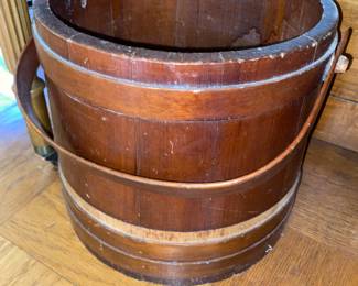 Primitive wooden bucket/pail