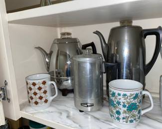 Vintage coffee pots just make coffee taste so good!