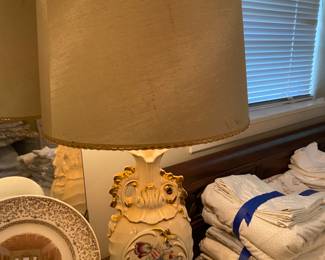 Antique boudoir lamp