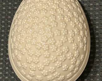 Belleek egg.
