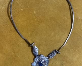 Unique sterling necklace.