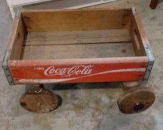 Cocacola Wood Wagon