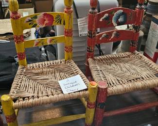 VINTAGE CHILD'S CHAIRS