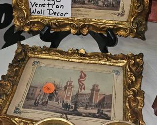 VINTAGE VENETIAN WALL DECOR / PICTURES