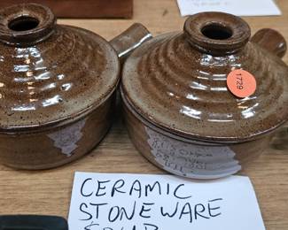 STONEWARE SOUP BOWLS