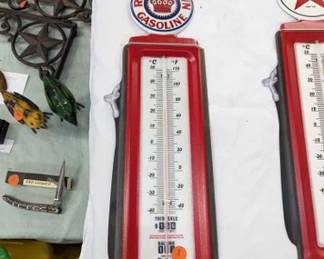 RED CROWN GASOLINE THERMOMETER