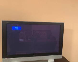 42 inch Panasonic television with remote. Located in the basement