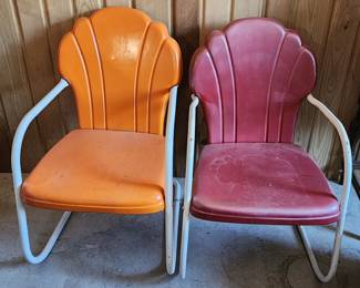 1950s Shellback Lawn Chairs