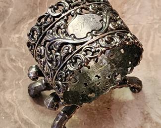 Silver plate napkin ring